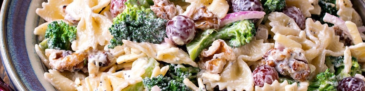 Broccoli Grape Pasta Salad