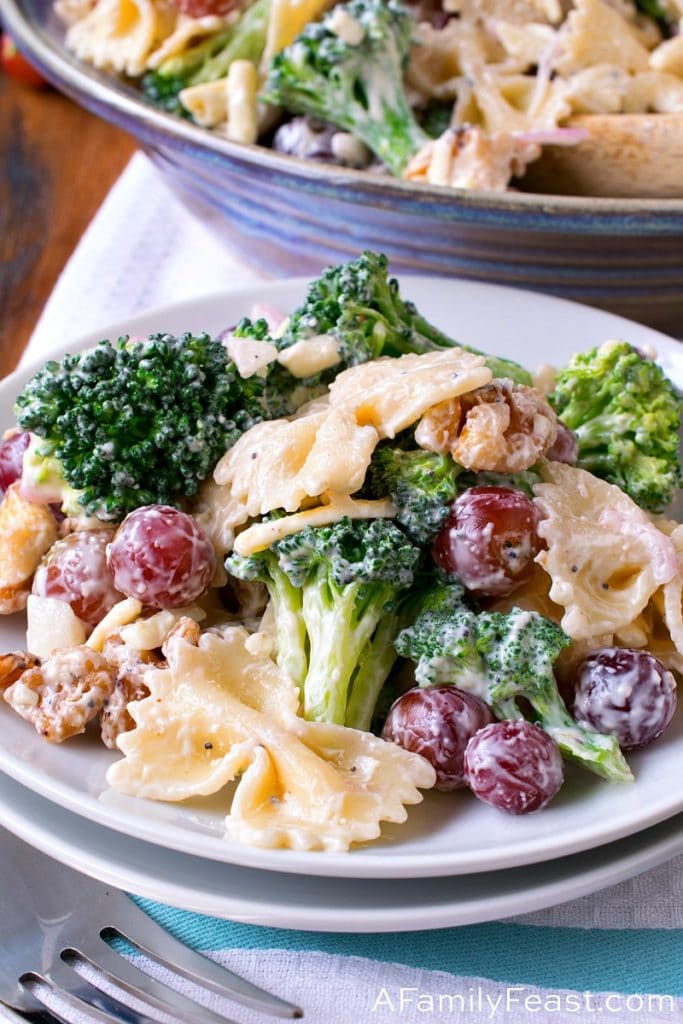 Broccoli Grape Pasta Salad A Family Feast®
