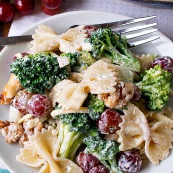 Broccoli Grape Pasta Salad
