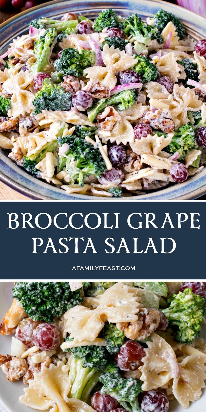 Broccoli Grape Pasta Salad 