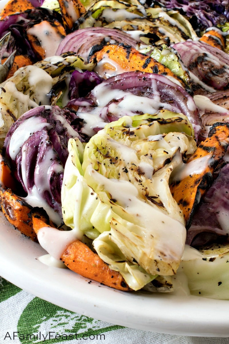 Grilled Coleslaw A Family Feast®