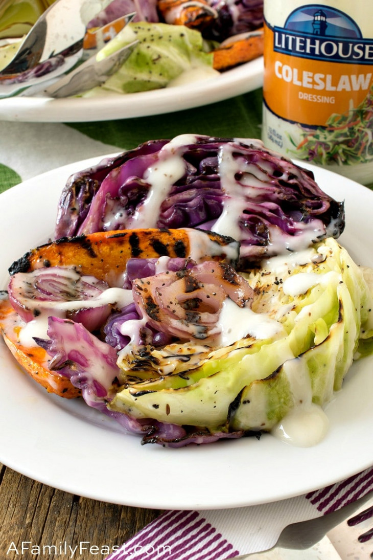 Grilled Coleslaw A Family Feast®