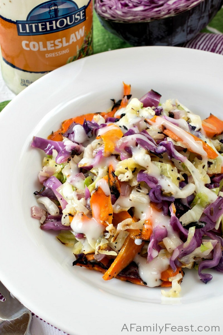 Grilled Coleslaw A Family Feast®
