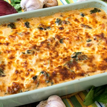 Keto Chicken Cheese Bake - A Family Feast®