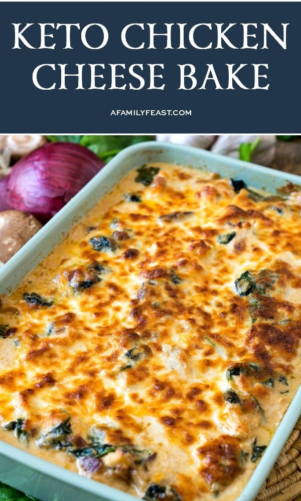 Keto Chicken Cheese Bake 