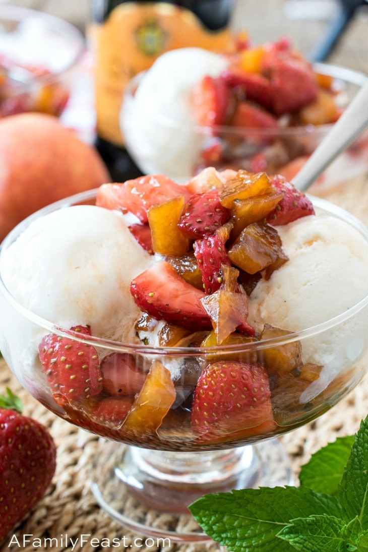 Balsamic Macerated Strawberries and Peaches A Family Feast®