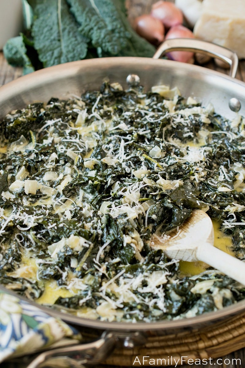 Creamed Tuscan Kale 
