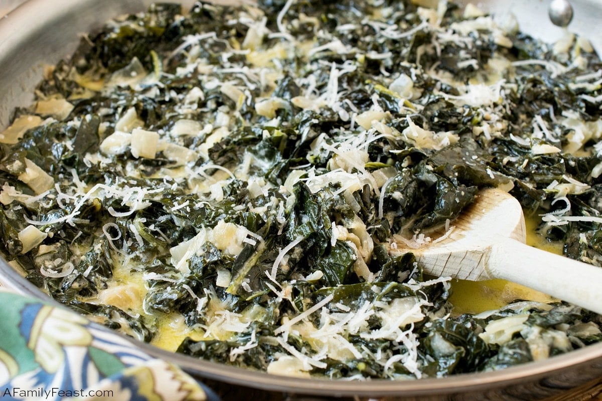 Creamed Tuscan Kale 