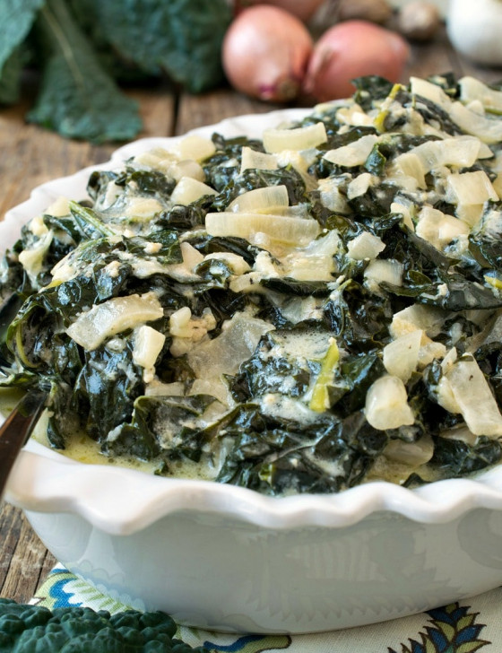 Creamed Tuscan Kale