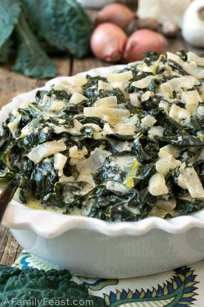 Creamed Tuscan Kale A Family Feast®
