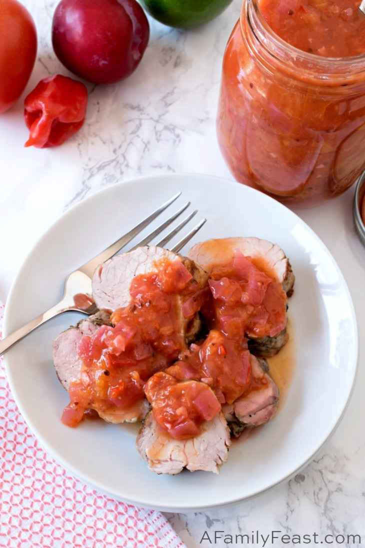 Plum Habanero Salsa A Family Feast®