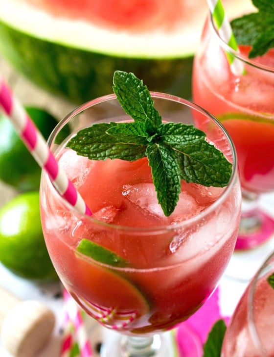 Watermelon Mint Agua Fresca