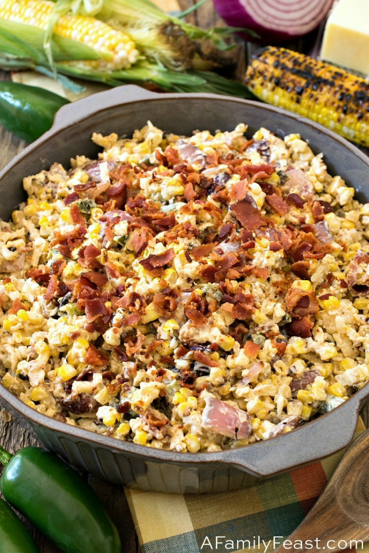 Grilled Corn and Jalapeño Salad A Family Feast®