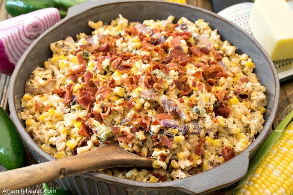Grilled Corn and Jalapeño Salad A Family Feast®