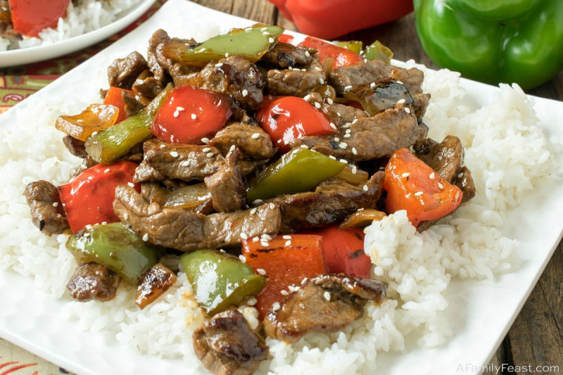 Asian Pepper Steak Bites A Family Feast®