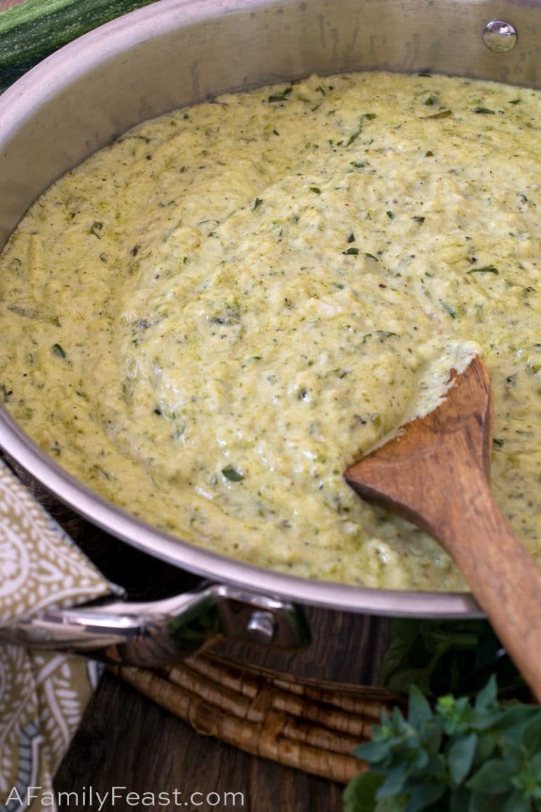 Creamy Zucchini Basil Soup A Family Feast®