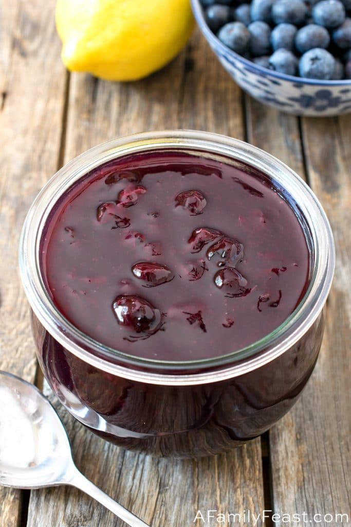 Fresh Blueberry Sauce A Family Feast®