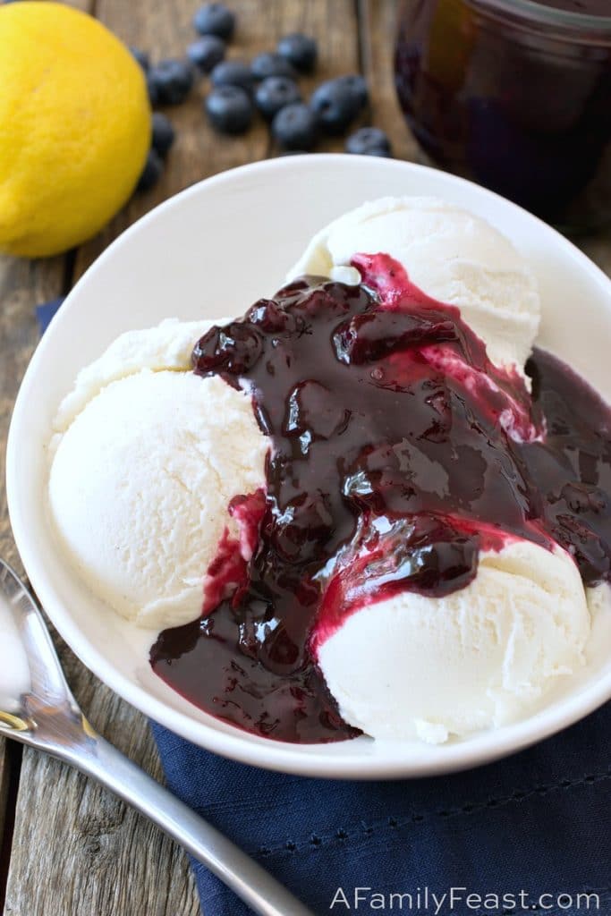 Fresh Blueberry Sauce A Family Feast®