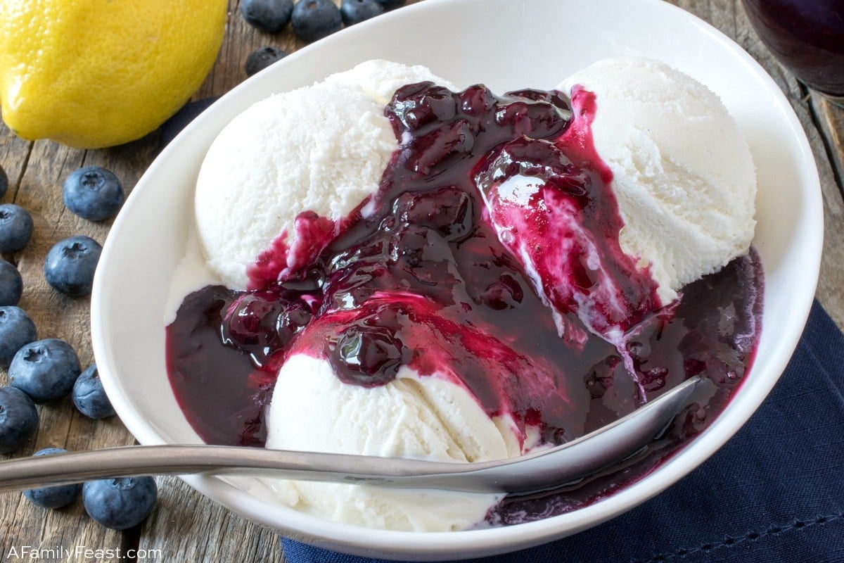 Fresh Blueberry Sauce 