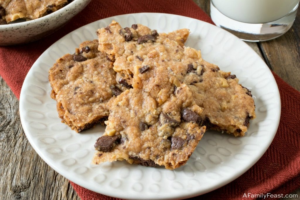 Chocolate Chip Cookie Brittle A Family Feast®