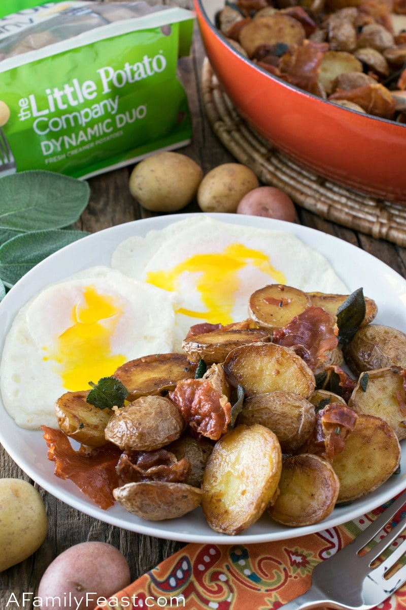 Potatoes with Crispy Prosciutto and Sage 