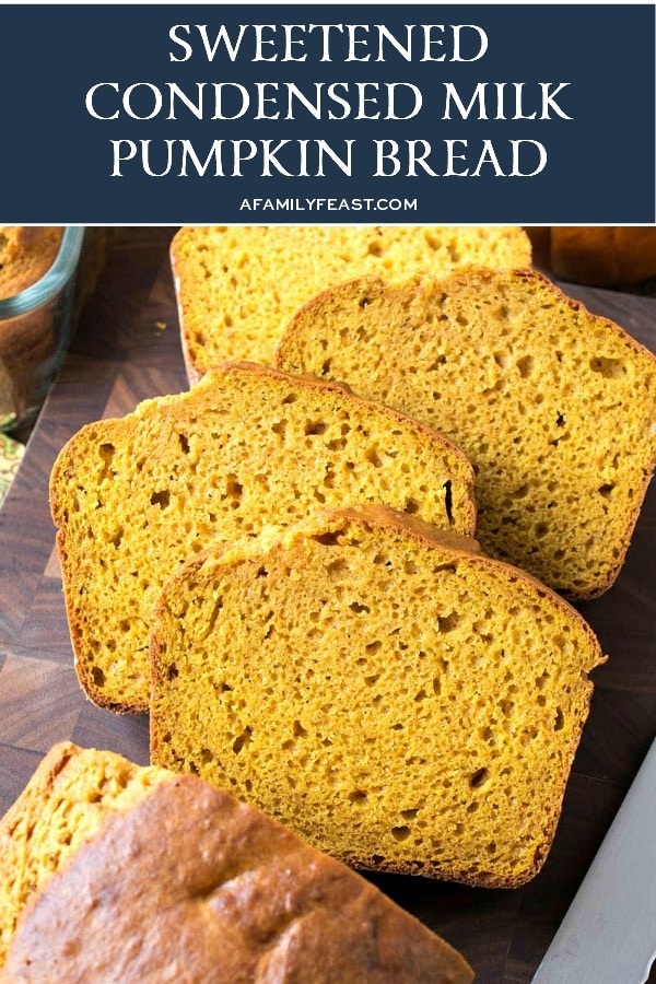 Sweetened Condensed Milk Pumpkin Bread