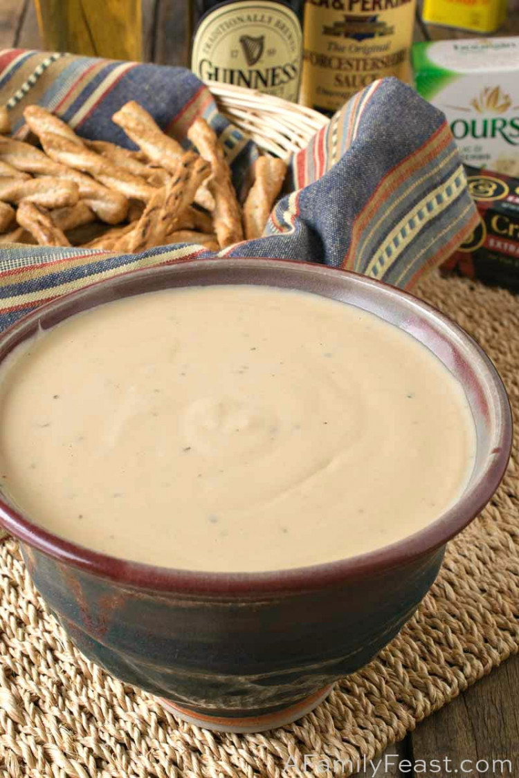 Cheesy Beer Pretzel Dip A Family Feast®