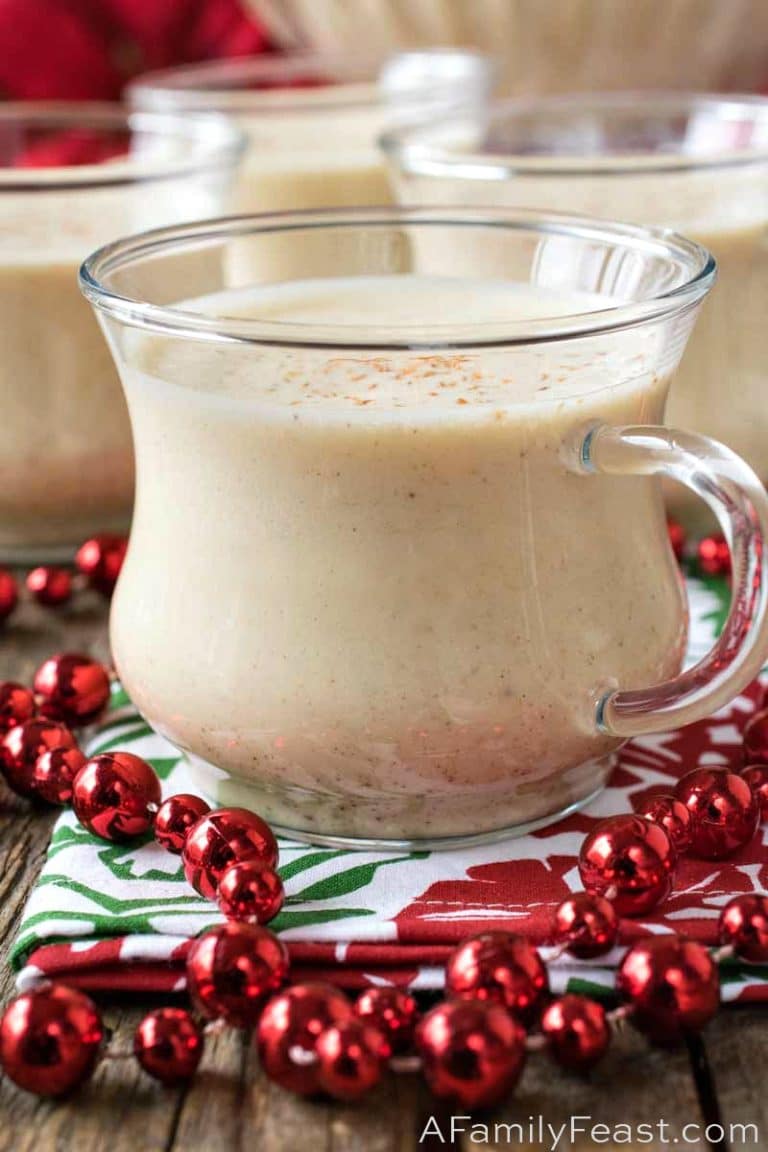 Spiked Eggnog A Family Feast®