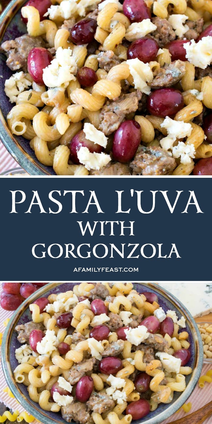 Pasta L'uva with Gorgonzola 