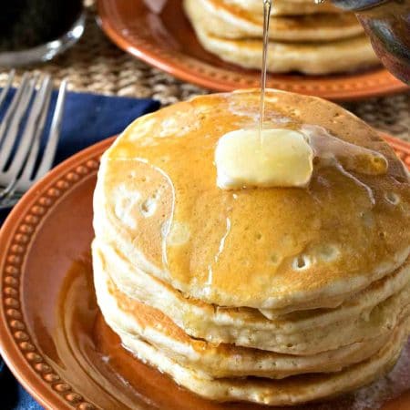 Perfect Fluffy Homemade Pancakes - A Family Feast®