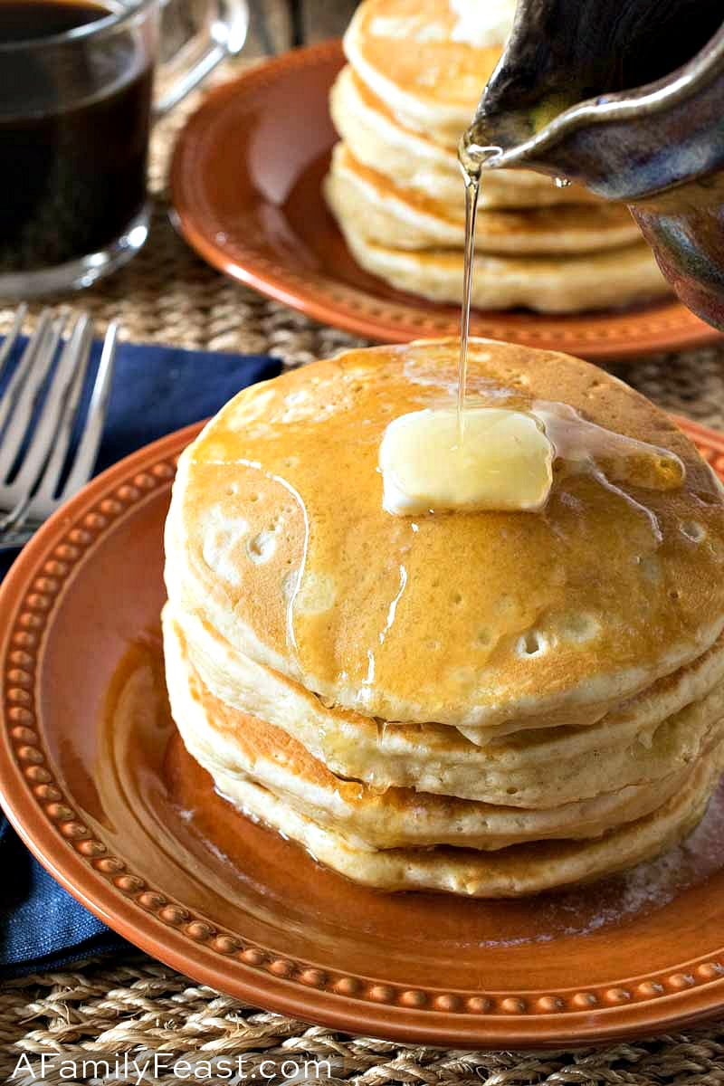 Perfect Fluffy Homemade Pancakes