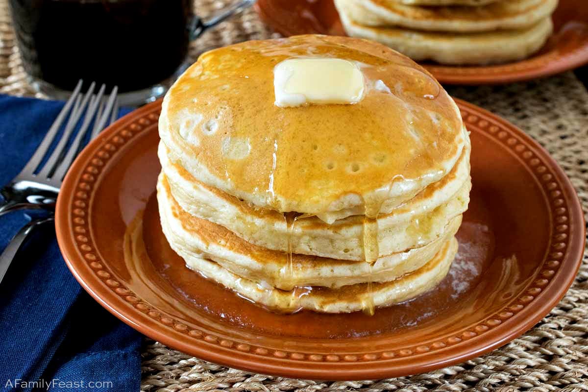 Perfect Fluffy Homemade Pancakes