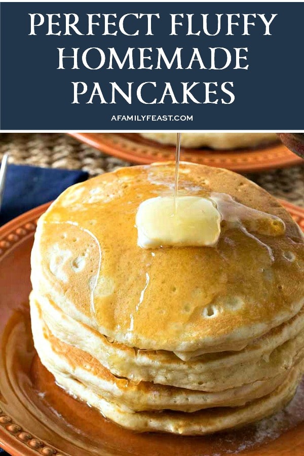 Perfect Fluffy Homemade Pancakes 