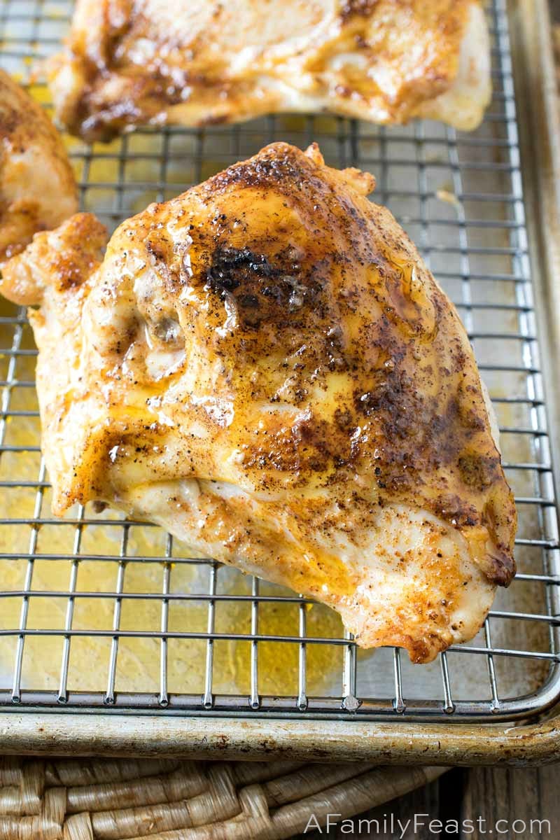 Roasted Bone-In Chicken Breasts