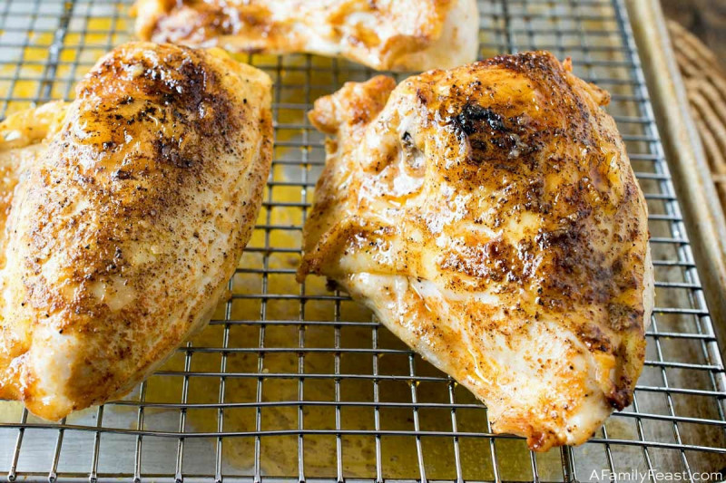 Roasted BoneIn Chicken Breasts A Family Feast®