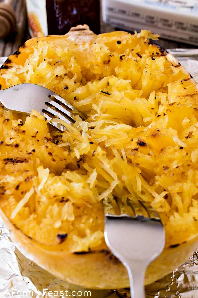 Honey Roasted Spaghetti Squash