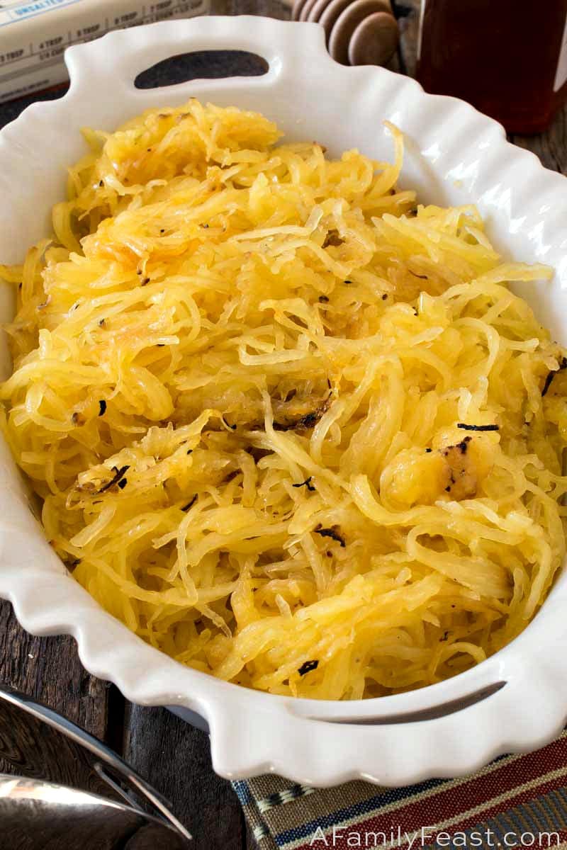 Honey Roasted Spaghetti Squash