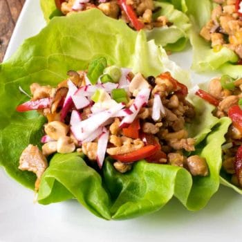 Asian Chicken Lettuce Wraps