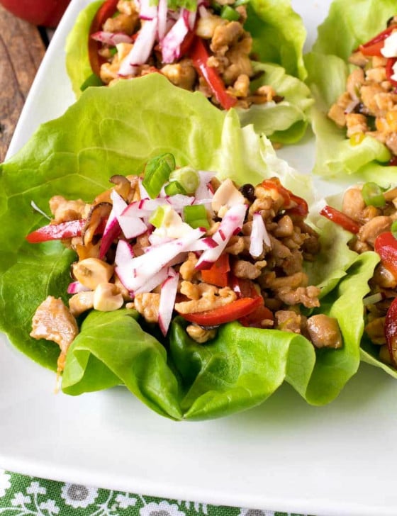 Asian Chicken Lettuce Wraps