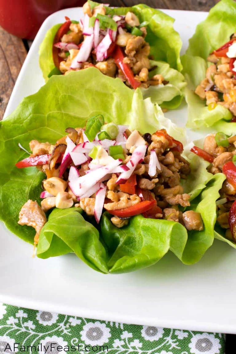 Asian Chicken Lettuce Wraps