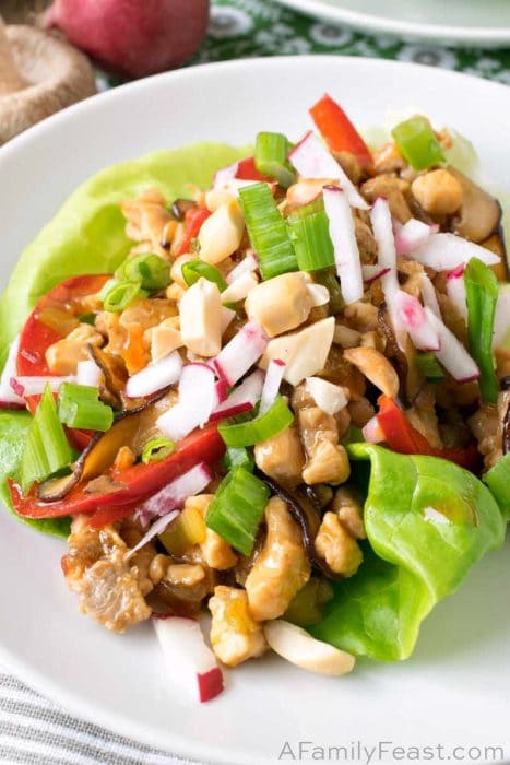 Asian Chicken Lettuce Wraps