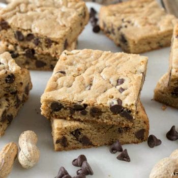 Chocolate Chip Peanut Butter Blondies