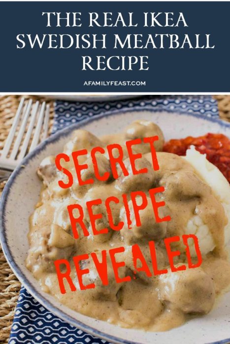 The Real IKEA Swedish Meatballs Recipe - A Family Feast®