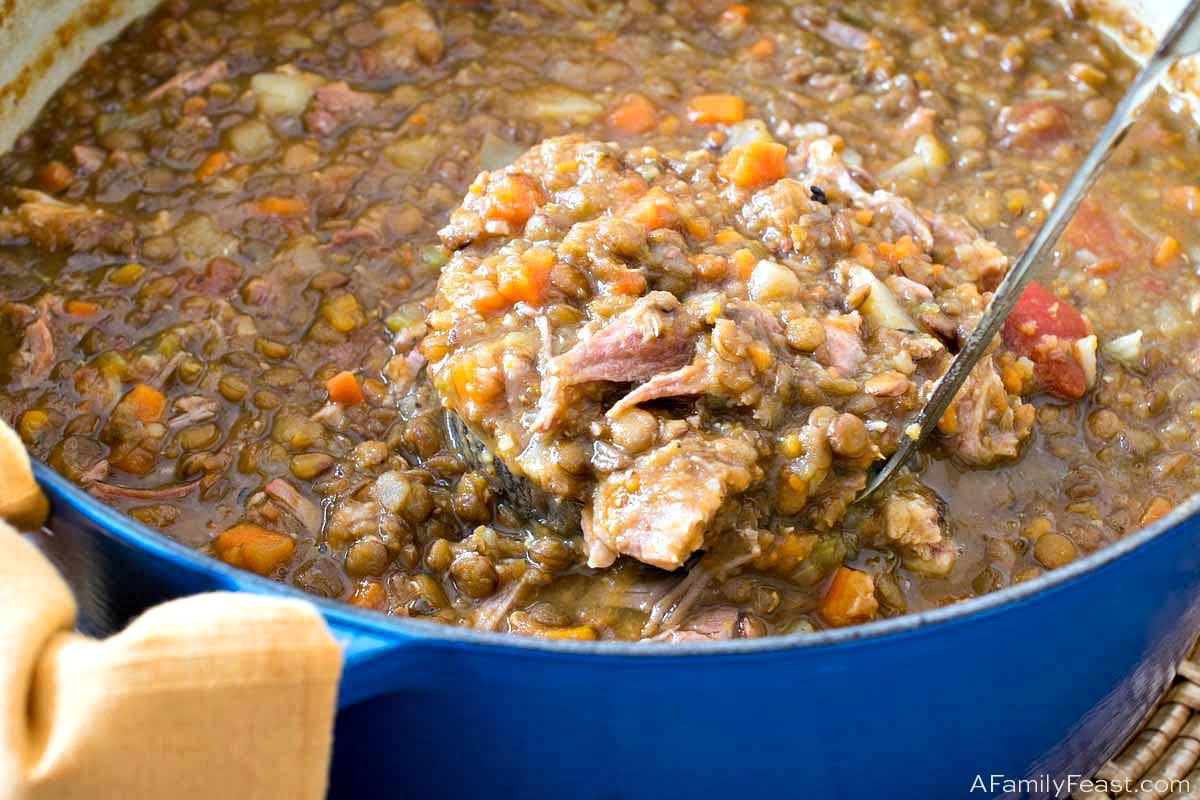 Lentil Soup with Ham