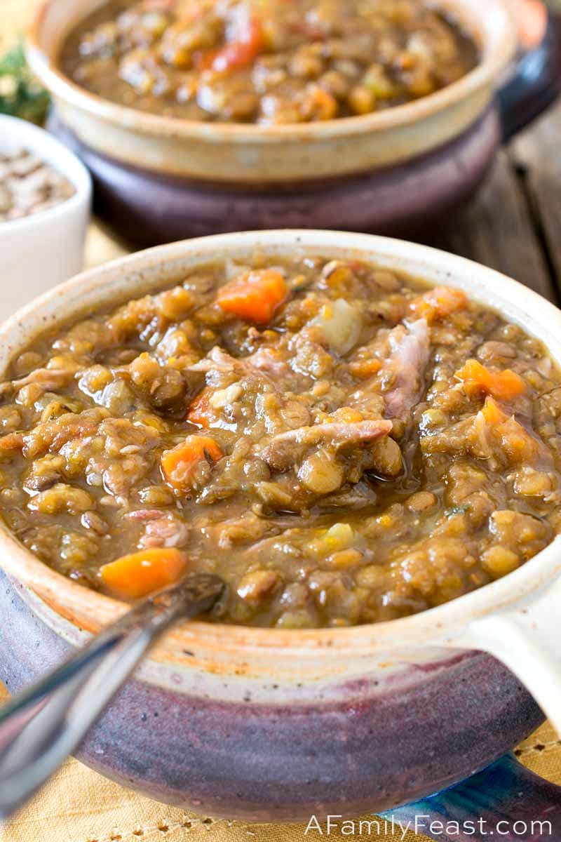 Lentil Soup with Ham