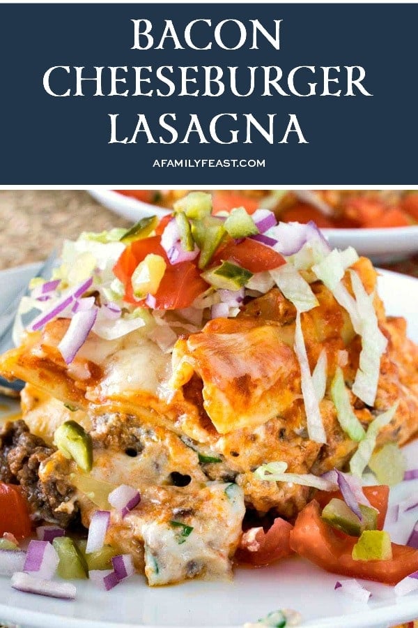 Bacon Cheeseburger Lasagna