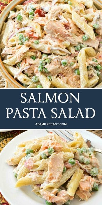 Salmon Pasta Salad - A Family Feast®