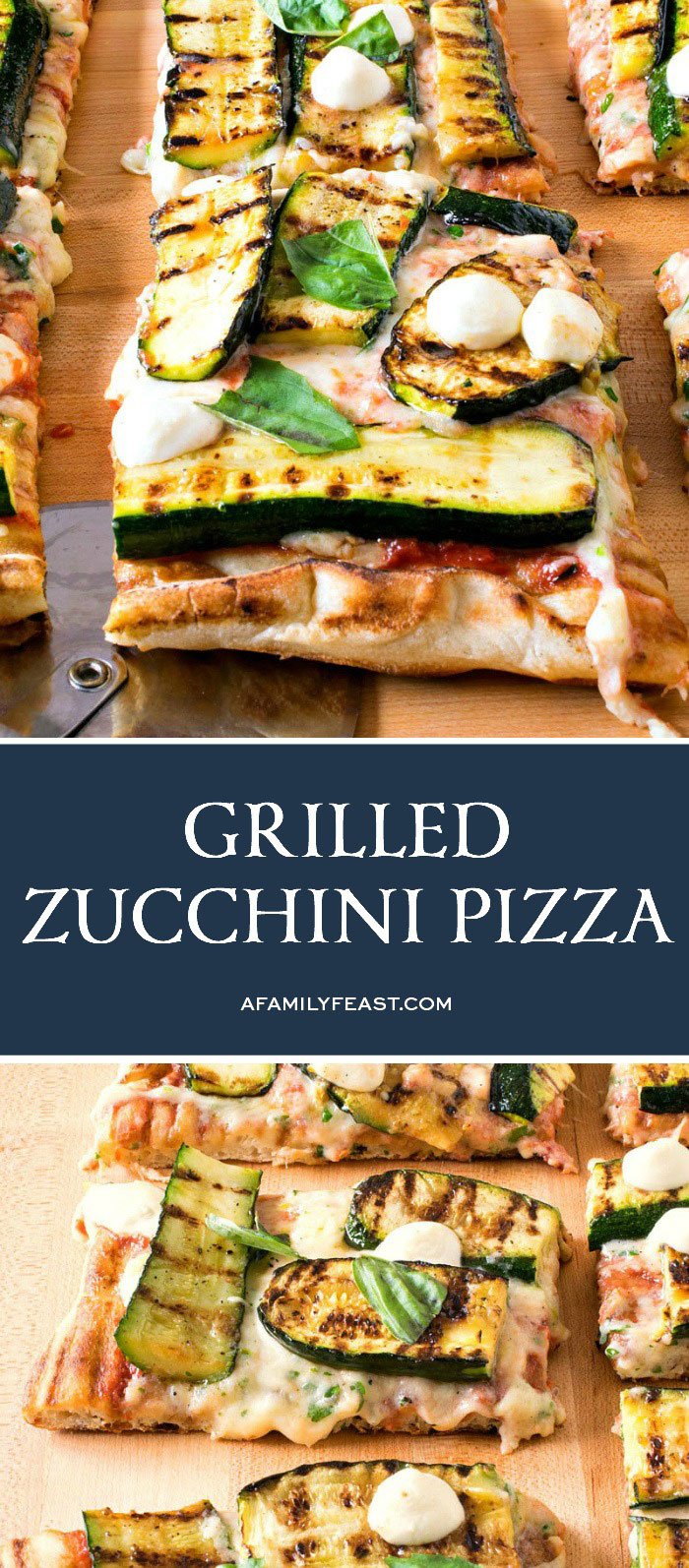 Grilled Zucchini Pizza