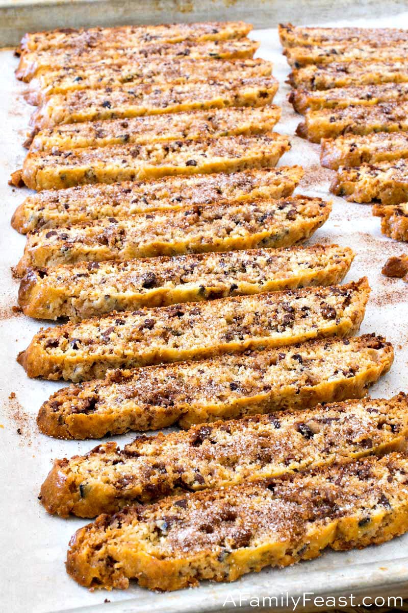 Chocolate Toffee Biscotti