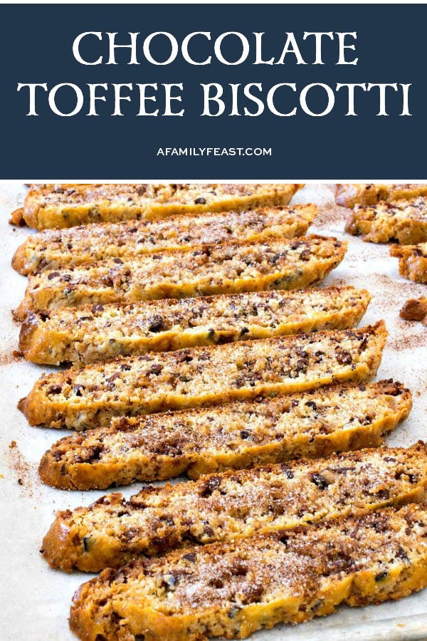 Chocolate Toffee Biscotti 